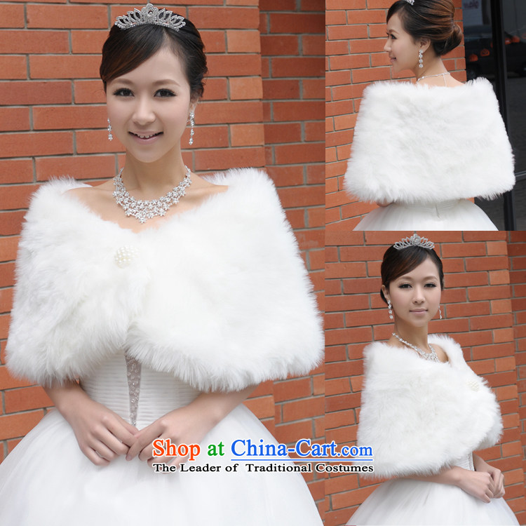 Wedding dress duplex gross premiums Warm White Red Korean womens plush autumn and winter scarf bride shawl m white two-sided picture, price PJ79, brand platters! The elections are supplied in the national character of distribution, so action, buy now enjoy more preferential! As soon as possible.