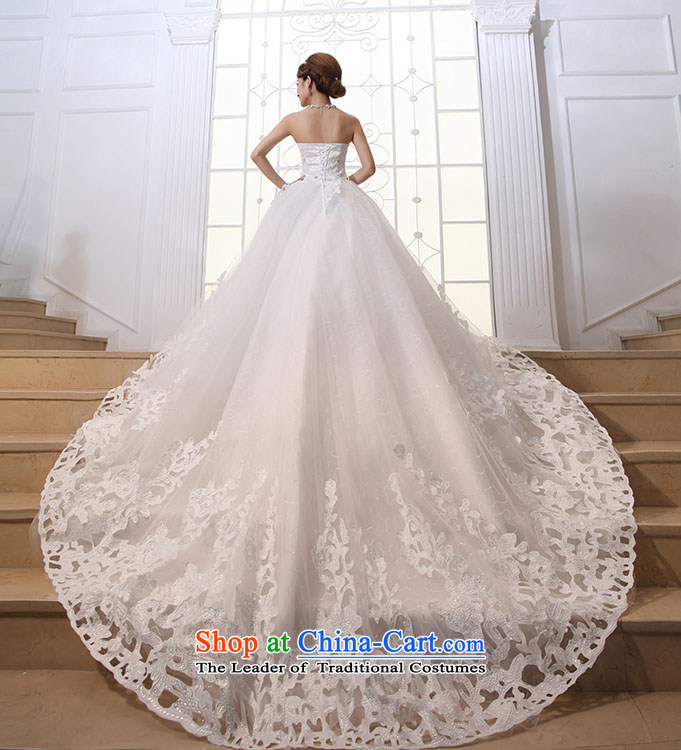 Embroidered bride 2015 Spring is the new Korean Won Elegance Korean sweet princess tail wedding dresses white S picture, prices, brand platters! The elections are supplied in the national character of distribution, so action, buy now enjoy more preferential! As soon as possible.