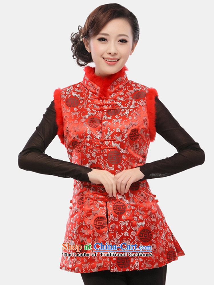 The former Yugoslavia Li Spring 2015 know Tang blouses female Ma 甲士 Chinese Long Folder cotton vest increase improved qipao ma folder, a 34 sherds of Caesars red vest XXXL picture, prices, brand platters! The elections are supplied in the national character of distribution, so action, buy now enjoy more preferential! As soon as possible.