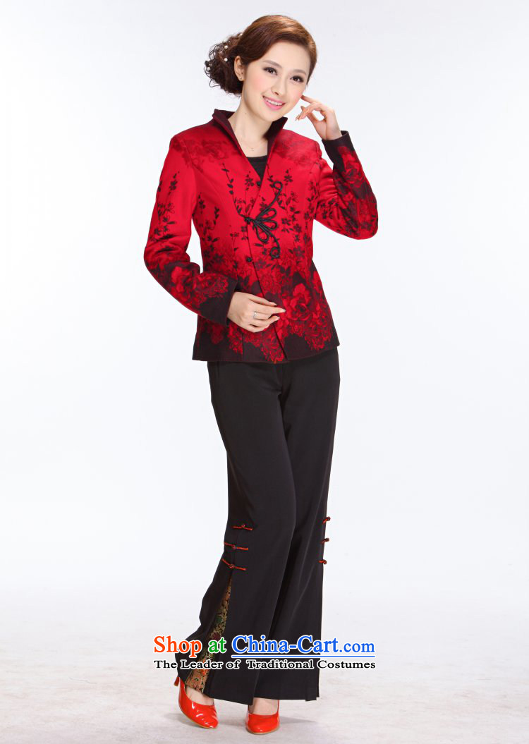 Tang Women's clothes for winter 2013 new middle-aged mother Tang blouses, Ms. Tang Red Jacket 3XL picture, prices, brand platters! The elections are supplied in the national character of distribution, so action, buy now enjoy more preferential! As soon as possible.