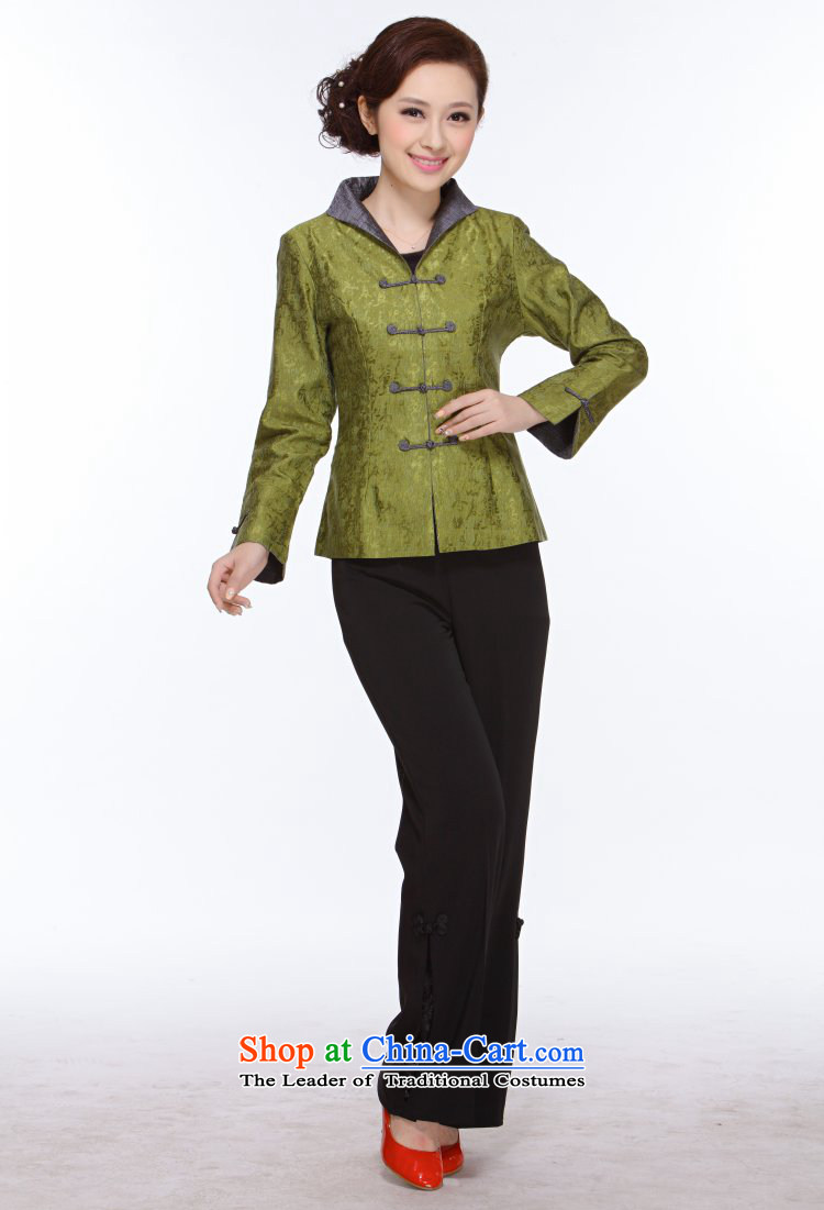Ms. Tang dynasty autumn 2013 in New replacing older moms clothes jacket Tang Women's clothes M-007  3XL green picture, prices, brand platters! The elections are supplied in the national character of distribution, so action, buy now enjoy more preferential! As soon as possible.