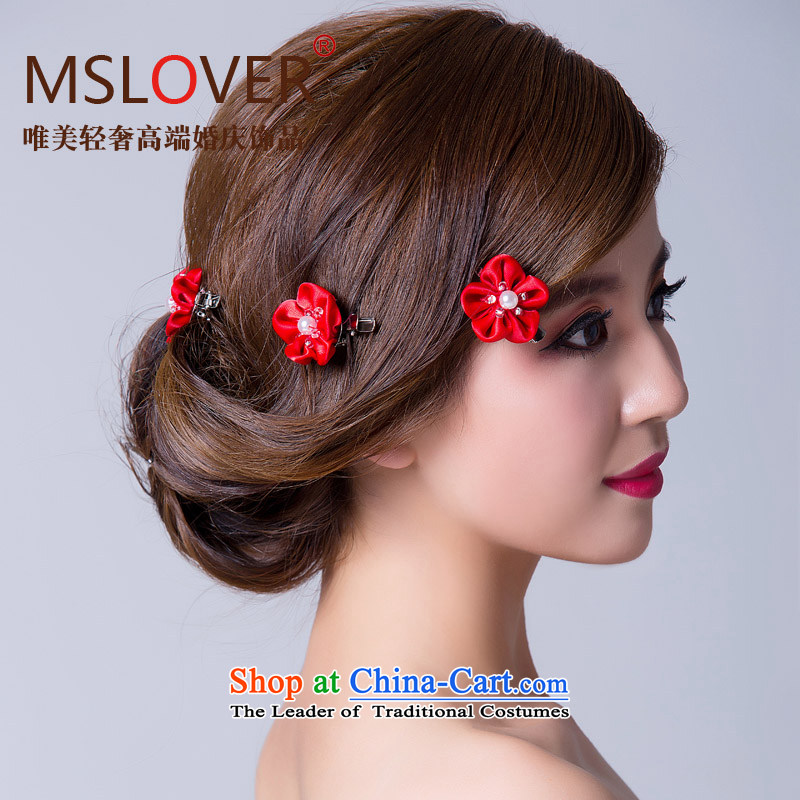  Sakura bloom with snow mslover Yui manually headdress retro flowers bride hairclips headdress and spend HA131001 marriage red head (6 pack), take the name of Lisa (MSLOVER) , , , shopping on the Internet