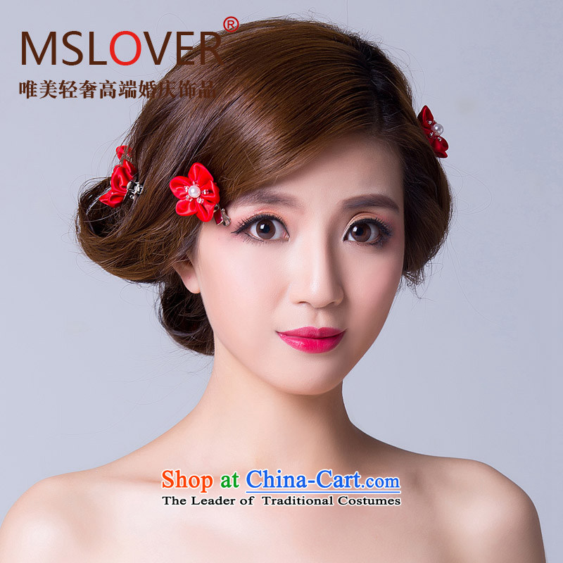  Sakura bloom with snow mslover Yui manually headdress retro flowers bride hairclips headdress and spend HA131001 marriage red head (6 pack), take the name of Lisa (MSLOVER) , , , shopping on the Internet