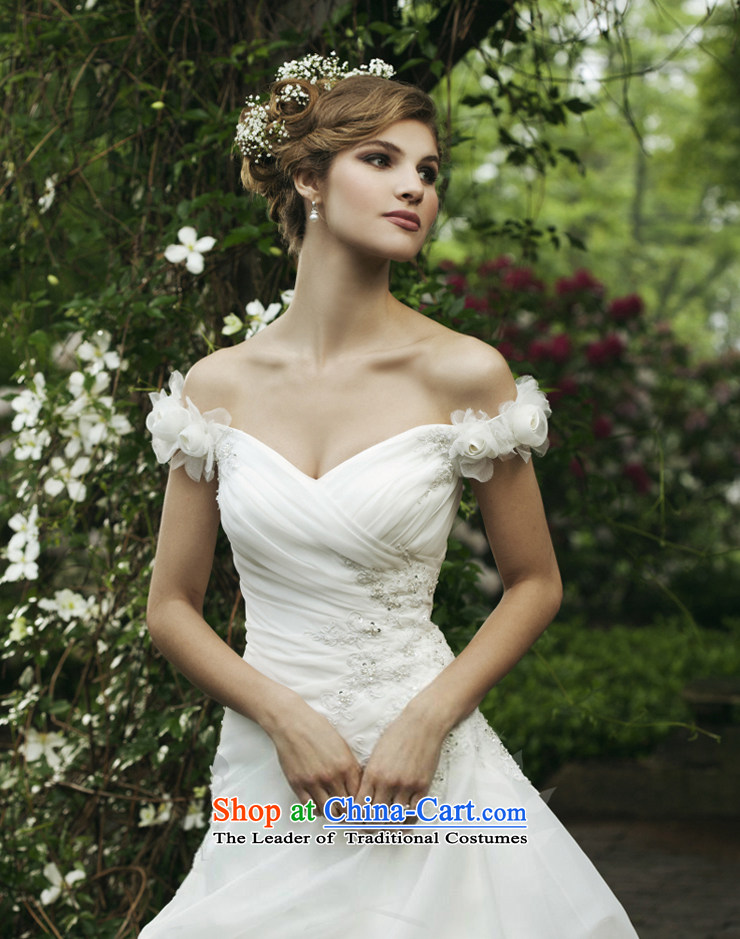 Beijing No. year wedding dresses Kyrgyz-american married arts 2013 new word shoulder Korean wedding video thin tail 673 bride wedding ivory XXL picture, prices, brand platters! The elections are supplied in the national character of distribution, so action, buy now enjoy more preferential! As soon as possible.