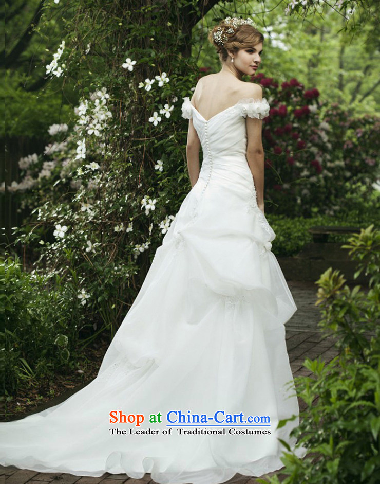 Beijing No. year wedding dresses Kyrgyz-american married arts 2013 new word shoulder Korean wedding video thin tail 673 bride wedding ivory XXL picture, prices, brand platters! The elections are supplied in the national character of distribution, so action, buy now enjoy more preferential! As soon as possible.