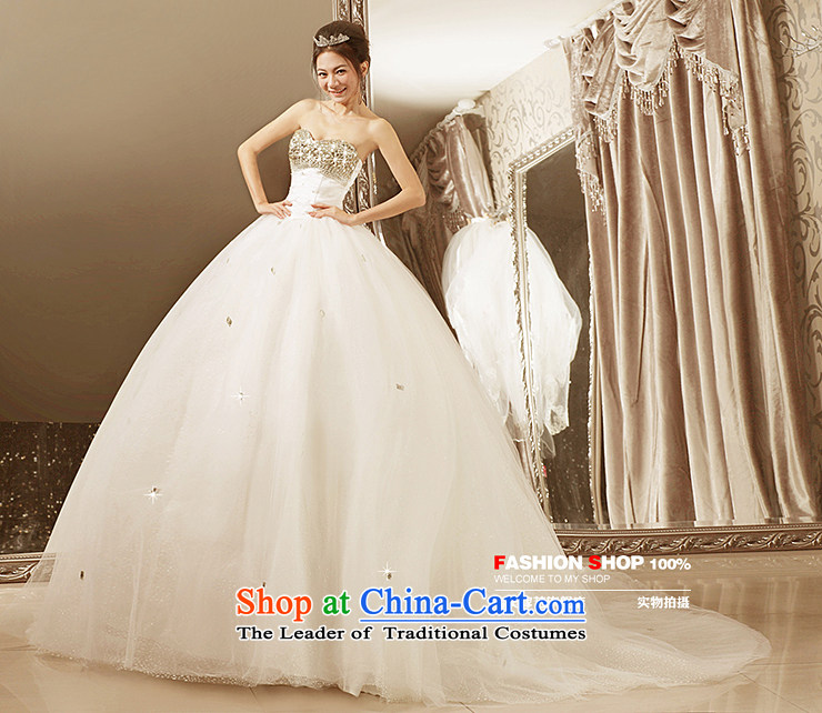 Beijing No. year wedding dresses Kyrgyz-american married new Korean arts 2015 edition anointed chest princess skirt water drilling bon bon skirt 535 bride wedding ivory 0.5 m tail XL Photo, prices, brand platters! The elections are supplied in the national character of distribution, so action, buy now enjoy more preferential! As soon as possible.