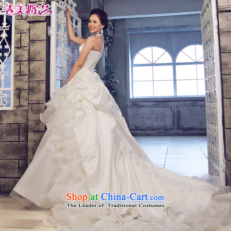 Beijing No. year wedding dresses Kyrgyz-american married new Korean arts 2015 edition anointed chest princess skirt sweet tail 625 bride wedding ivory 1.5 m tail , Kyrgyz-US married arts , , , shopping on the Internet