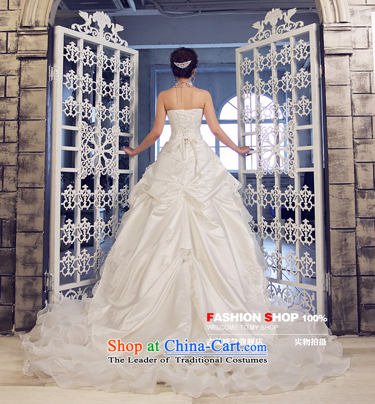 Beijing No. year wedding dresses Kyrgyz-american married new Korean arts 2015 edition anointed chest princess skirt sweet tail 625 bride wedding ivory 1.5 m tail S picture, prices, brand platters! The elections are supplied in the national character of distribution, so action, buy now enjoy more preferential! As soon as possible.