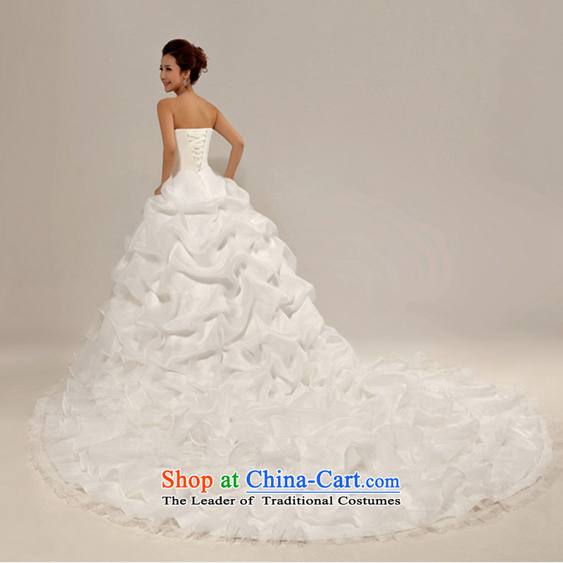 Doi m qi wedding dresses new 2014 wedding tail Princess Korean version of large numbers of pregnant women large trailing white wedding a made-to-order here, Demi Moor Qi , , , shopping on the Internet