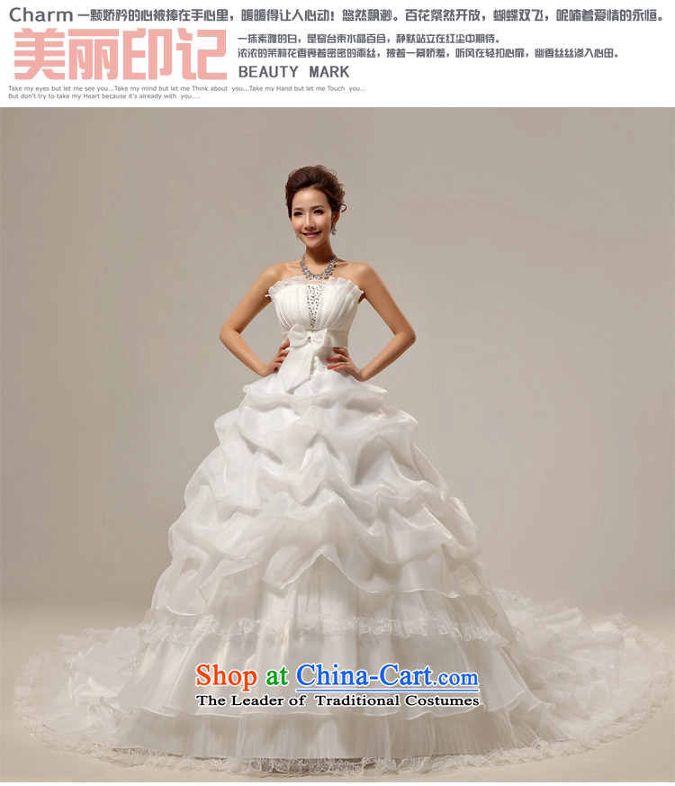 Doi m qi wedding dresses new 2014 wedding tail Princess Korean version of large numbers of pregnant women large trailing white wedding photo here can be made, prices, brand platters! The elections are supplied in the national character of distribution, so action, buy now enjoy more preferential! As soon as possible.