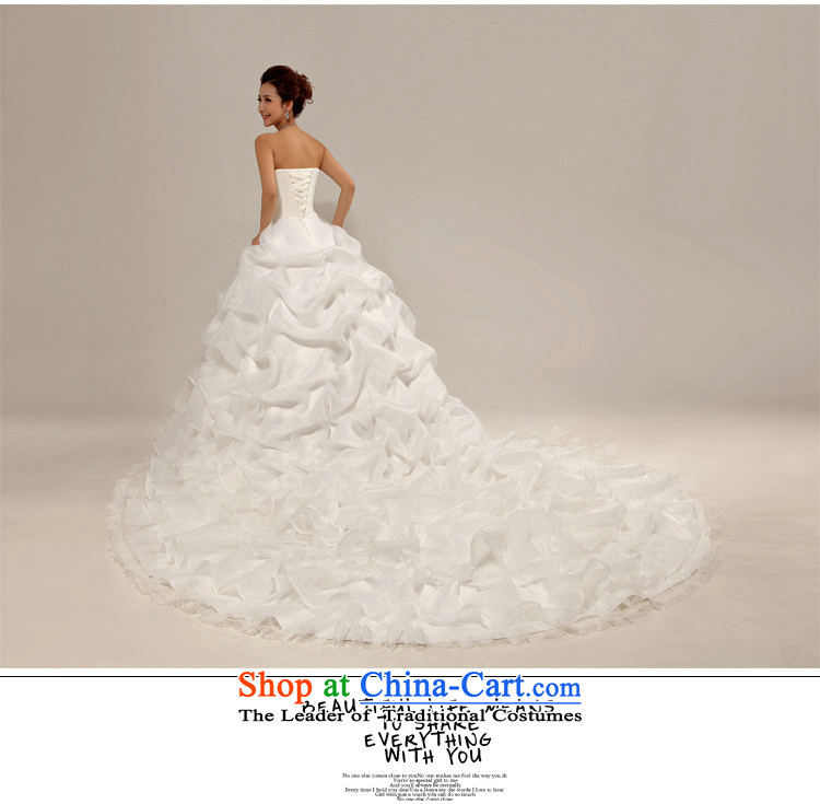 Doi m qi wedding dresses new 2014 wedding tail Princess Korean version of large numbers of pregnant women large trailing white wedding photo here can be made, prices, brand platters! The elections are supplied in the national character of distribution, so action, buy now enjoy more preferential! As soon as possible.