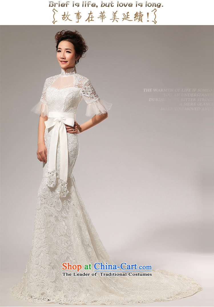There is also a sense of silk optimize small in spring and summer crowsfoot/lace tail wedding XS5239 white S picture, prices, brand platters! The elections are supplied in the national character of distribution, so action, buy now enjoy more preferential! As soon as possible.