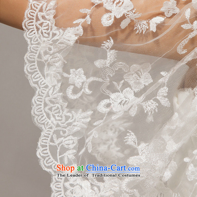 There is also optimized 8D wedding tail short-sleeved wedding wedding word shoulder wedding XS5235 lace white colored silk is optimized, , , , shopping on the Internet