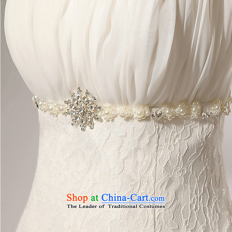 There is also a grand new optimize lace alignment of the waist A skirt anointed chest wedding dresses long skirt XS5229 White XL, yet also optimize 8D , , , shopping on the Internet