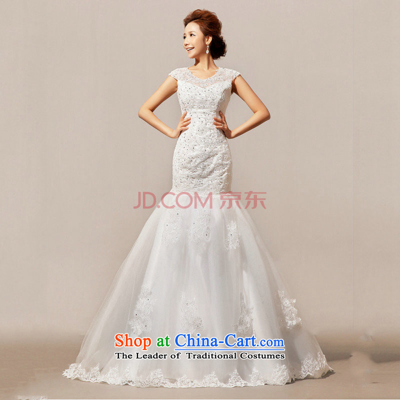There is also a grand new optimize wedding tail winter word shoulder wedding XS5228 white colored silk is optimized, , , , shopping on the Internet