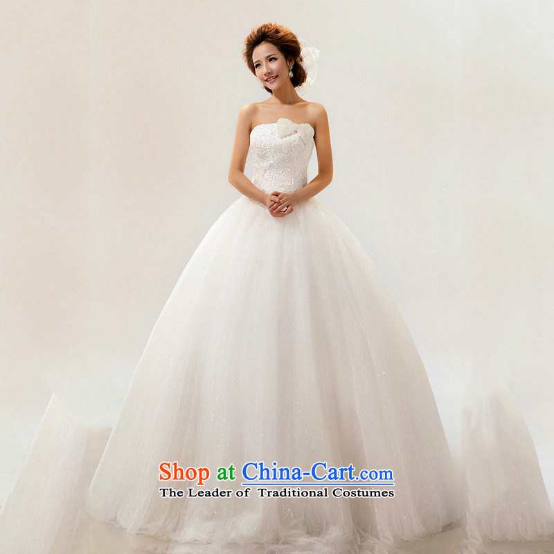There is also optimized 8D Korean sweet bow tie lace bride wedding dresses XS5234 White XL, yet optimized color 8D , , , shopping on the Internet