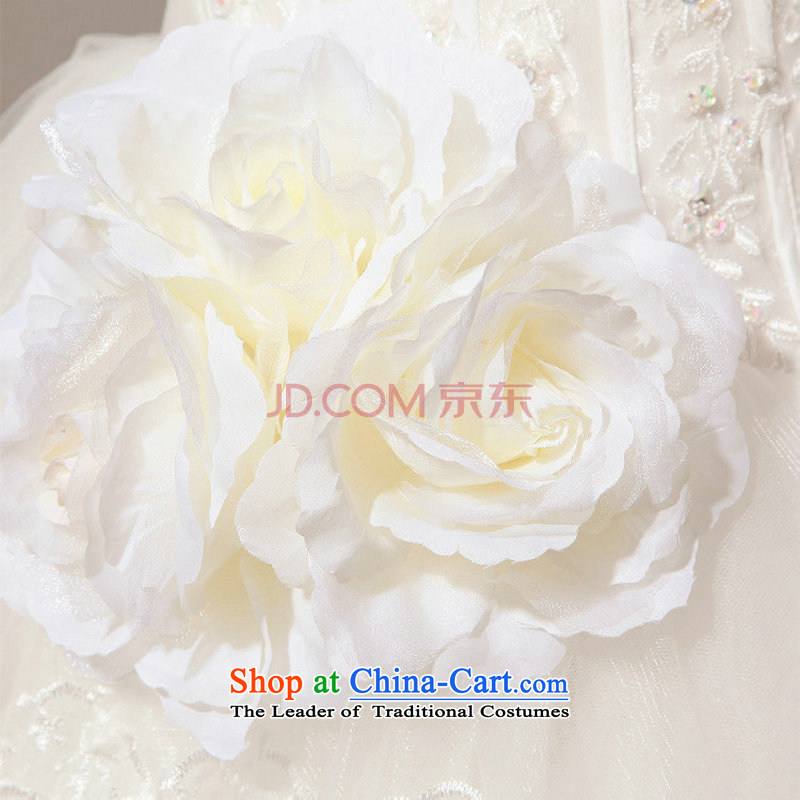 There is also a grand Korean Optimize Korean sweet flowers marriages wedding dresses XS5233 white colored silk optimized yet XXL, shopping on the Internet has been pressed.