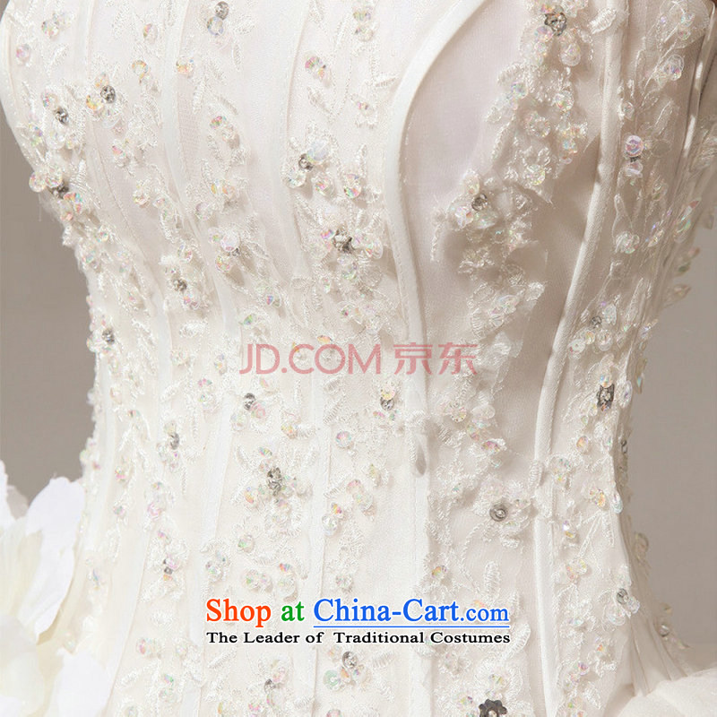 There is also a grand Korean Optimize Korean sweet flowers marriages wedding dresses XS5233 white colored silk optimized yet XXL, shopping on the Internet has been pressed.