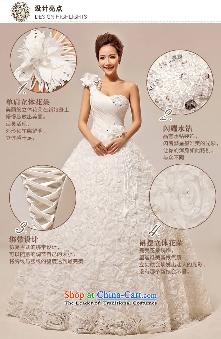 There is also optimized 8D wedding dresses Korean sweet Princess Bride to align the shoulder and chest XS5230 wedding pictures, price XL white, brand platters! The elections are supplied in the national character of distribution, so action, buy now enjoy more preferential! As soon as possible.