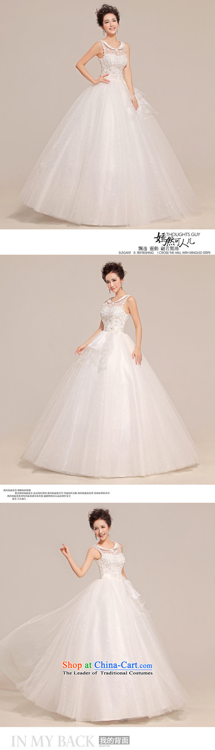 There is also optimized 8D wedding dress align bon bon to shoulder a flower anointed chest XS5216 wedding pictures, price white S platters, brand! The elections are supplied in the national character of distribution, so action, buy now enjoy more preferential! As soon as possible.