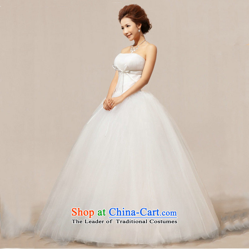 There is also a grand new optimize wedding anointed chest wedding dresses XS5217 sweet white XL, yet also optimize 8D , , , shopping on the Internet