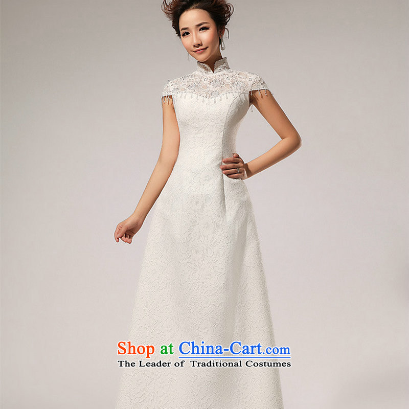 There is also optimized 8D word lace shoulder retro crowsfoot wedding dresses and sexy minimalist white XXL, XS5213 yet optimized color 8D , , , shopping on the Internet