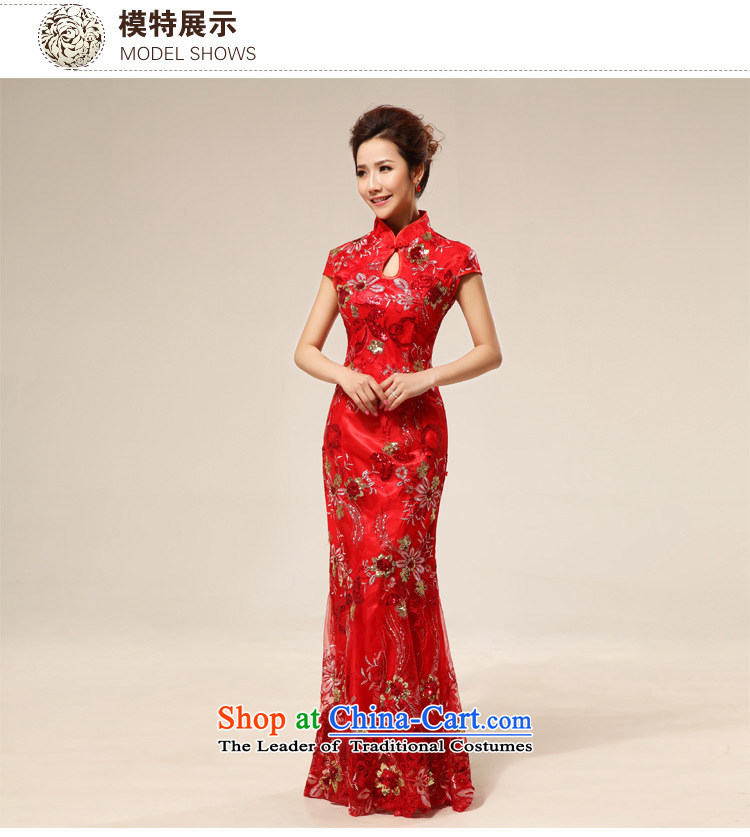Taiwan's skirt Fashion improvements bride qipao lace retro red bows qipao XS2287 RED XXL picture, prices, brand platters! The elections are supplied in the national character of distribution, so action, buy now enjoy more preferential! As soon as possible.