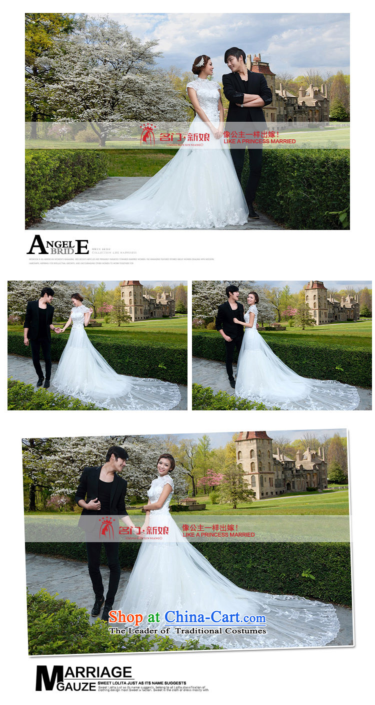 A Bride tail wedding crowsfoot lace the new Korean winter wedding A963 S picture, prices, brand platters! The elections are supplied in the national character of distribution, so action, buy now enjoy more preferential! As soon as possible.