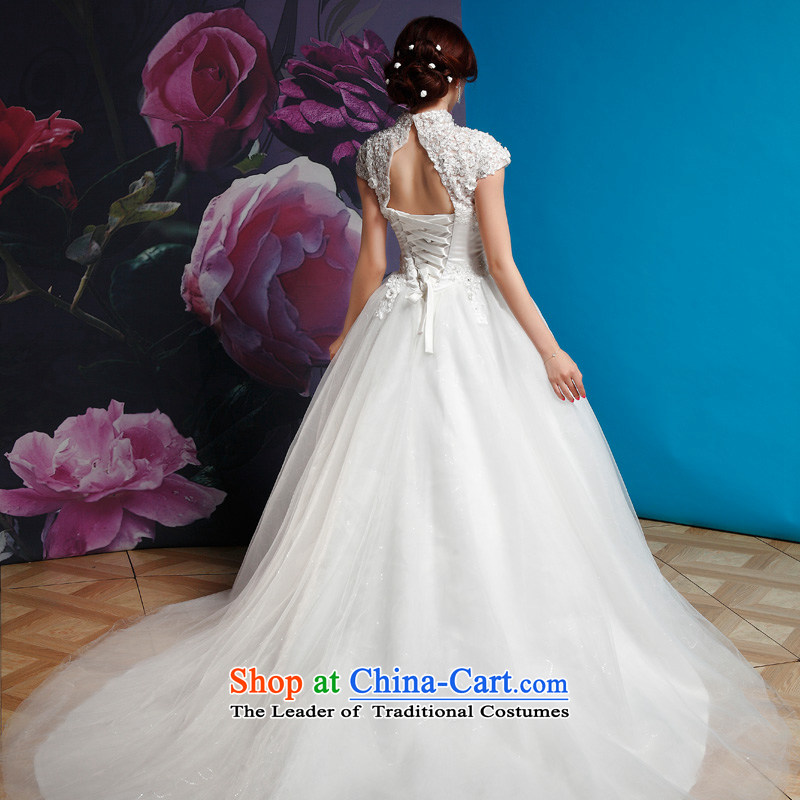 Recalling that the 2015 Summer hates makeup and stylish wedding dresses and chest of the word shoulder Korean hang lace thin graphics also align to drag the tail wedding dresses H13730 package shoulder tail) , L, recalling that hates makeup and shopping o