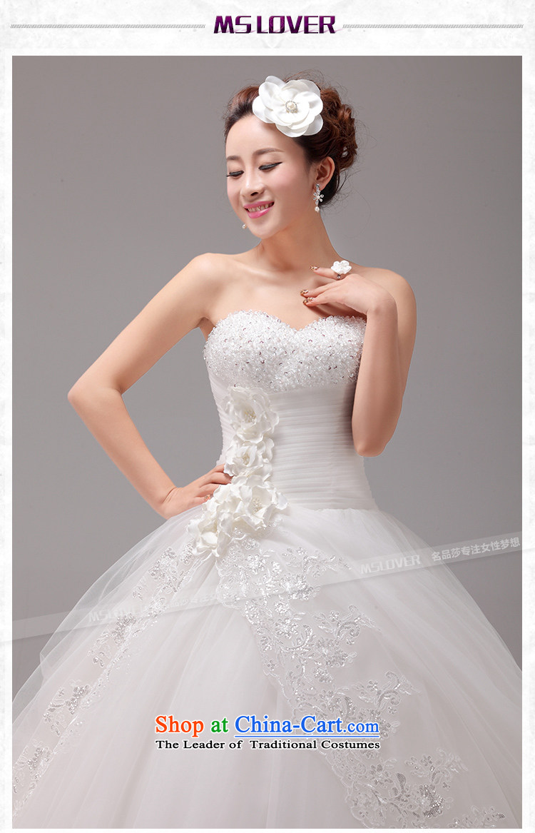  The Korean version of the new mslover asymmetrical Crystal Flower lace The Princess Bride Sau San video thin and chest straps to wedding 0025 m White 2 feet) of PUERTORRICANS waist picture, prices, brand platters! The elections are supplied in the national character of distribution, so action, buy now enjoy more preferential! As soon as possible.