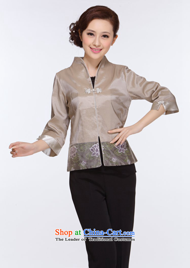 Ms. Tang dynasty autumn 2013 in New replacing older moms clothes in Sau San Tong cuff jacket Women's clothes M-003 ORANGE 3XL picture, prices, brand platters! The elections are supplied in the national character of distribution, so action, buy now enjoy more preferential! As soon as possible.