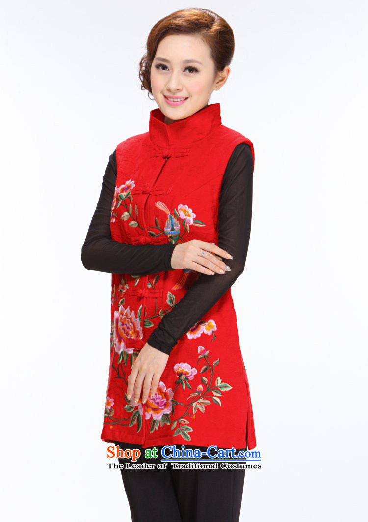 Ms. Tang Dynasty Winter 2013 new elderly mother ma folder jacket Tang Women's clothes J-mj05 red 3XL picture, prices, brand platters! The elections are supplied in the national character of distribution, so action, buy now enjoy more preferential! As soon as possible.
