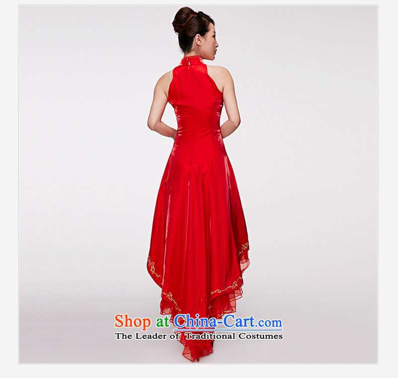 A qipao wood really spring and summer 2015 New Chinese wedding dresses elegant brides tail female 70145 long skirt 05 RED M picture, prices, brand platters! The elections are supplied in the national character of distribution, so action, buy now enjoy more preferential! As soon as possible.