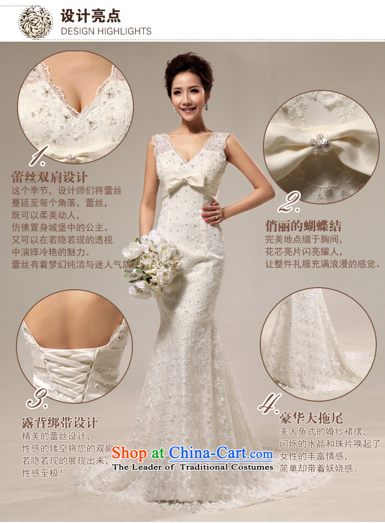 Optimize video royal retro sexy deep V deluxe lace Sau San crowsfoot tail bride wedding XS7017 m White S picture, prices, brand platters! The elections are supplied in the national character of distribution, so action, buy now enjoy more preferential! As soon as possible.