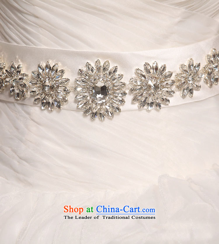 Optimize video in spring and summer 2014 new ultra-Deluxe Big tail wedding straps to drag wedding Korean Foutune of video thin wedding pictures S white XS7033, prices, brand platters! The elections are supplied in the national character of distribution, so action, buy now enjoy more preferential! As soon as possible.