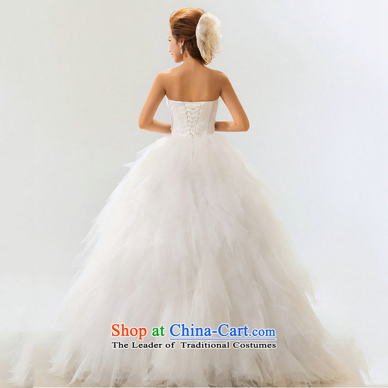Optimize video upscale wedding won the 2014 edition of The Princess Bride wedding sweet marriage wedding anointed chest XS7089 m White L, Optimize Hong shopping on the Internet has been pressed.
