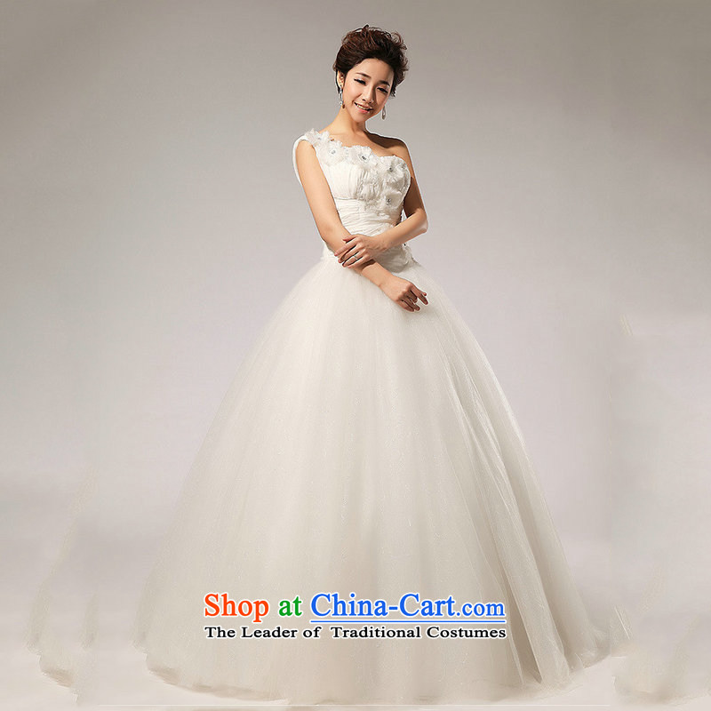 Optimize video new shoulder straps manually take Korean wedding dress XS7169 m White XL, Optimize Hong shopping on the Internet has been pressed.
