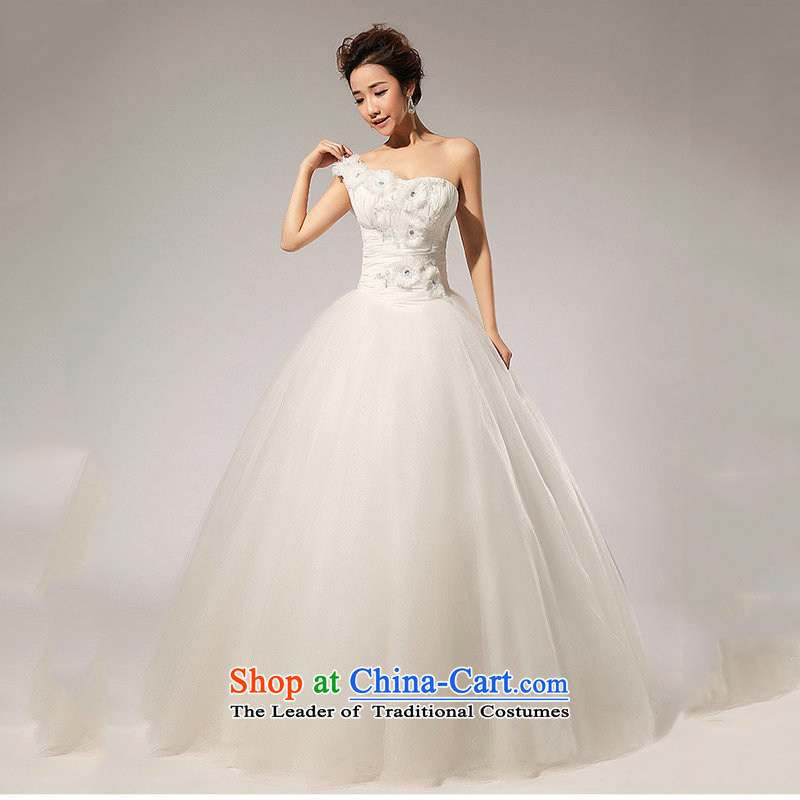 Optimize video new shoulder straps manually take Korean wedding dress XS7169 m White XL, Optimize Hong shopping on the Internet has been pressed.
