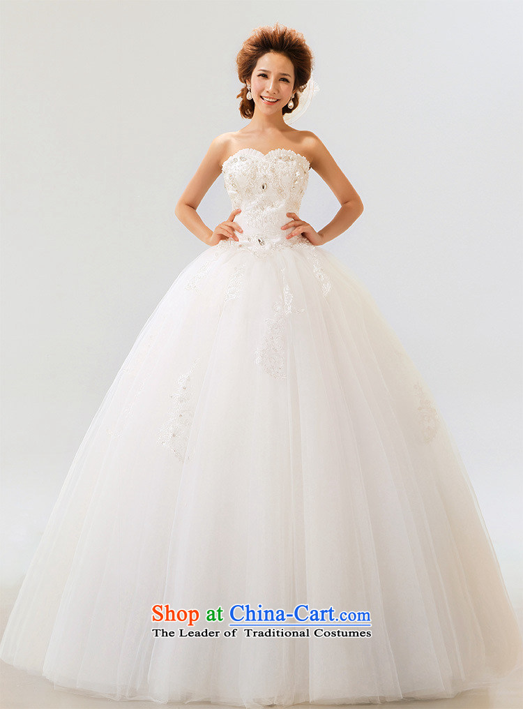 Optimize new stylish Hong-wipe chest luxury water drilling on-chip to align the wedding Princess Korean wedding dresses video graphics high XS7166 thin white M picture, prices, brand platters! The elections are supplied in the national character of distribution, so action, buy now enjoy more preferential! As soon as possible.