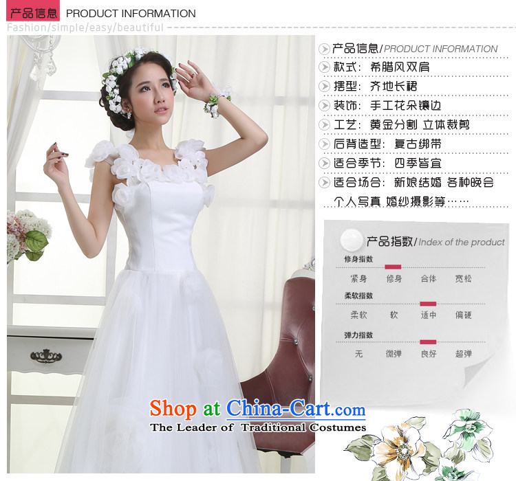 Doi m qi 2014 new word wedding dresses shoulder double shoulder bags shoulder straps stereo flowers wedding marriages booking wedding dress white lovely sweet White XXL pictures bridesmaid, prices, brand platters! The elections are supplied in the national character of distribution, so action, buy now enjoy more preferential! As soon as possible.