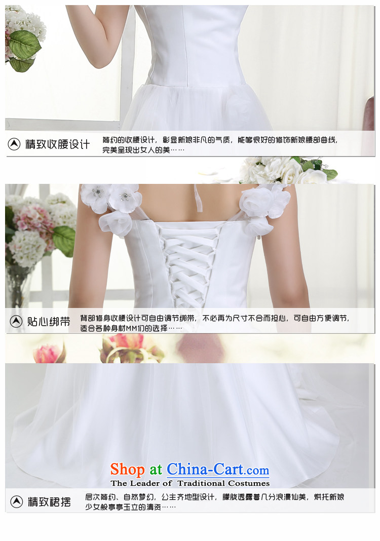 Doi m qi 2014 new word wedding dresses shoulder double shoulder bags shoulder straps stereo flowers wedding marriages booking wedding dress white lovely sweet White XXL pictures bridesmaid, prices, brand platters! The elections are supplied in the national character of distribution, so action, buy now enjoy more preferential! As soon as possible.