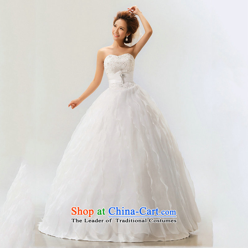 Optimize Hong-wedding dresses 2014 new lace straps princess bon bon skirt straps sweet marriages XS7111 m White L, Optimize Hong shopping on the Internet has been pressed.