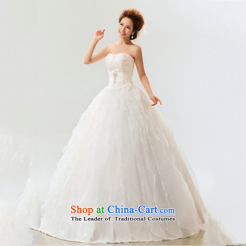 Optimize Hong-wedding dresses 2014 new lace straps princess bon bon skirt straps sweet marriages XS7111 m White L, Optimize Hong shopping on the Internet has been pressed.