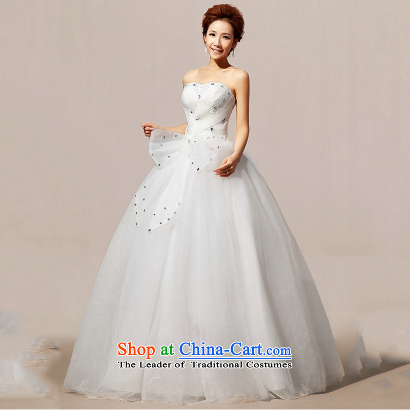 Optimize Hong-wedding dresses 2014 Diamond Korean sweet princess alignment with chest spring wedding XS7075 m White XL, Optimize Hong shopping on the Internet has been pressed.