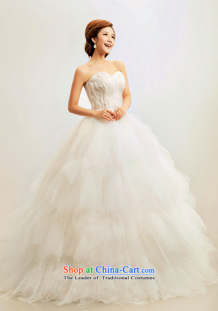 Optimize the new 2013 Won-hong feather anointed chest Version The Princess Bride marriage wedding dresses XS7080 m White L picture, prices, brand platters! The elections are supplied in the national character of distribution, so action, buy now enjoy more preferential! As soon as possible.