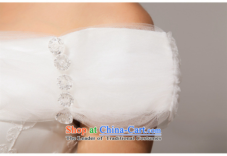 Optimize the New Korea Mr Philip version to align the shoulder marriages graphics word thin shoulders wedding dress female XS7085 bon bon m White S picture, prices, brand platters! The elections are supplied in the national character of distribution, so action, buy now enjoy more preferential! As soon as possible.