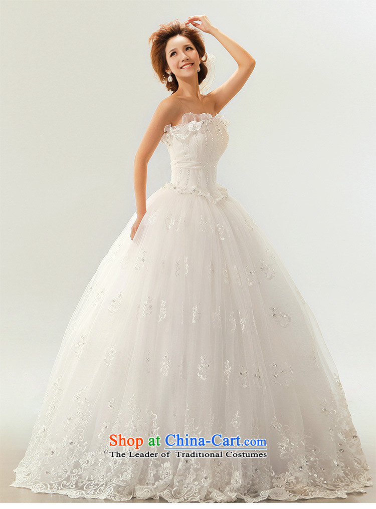 Optimize Hong-wedding dresses new 2014 Summer Korean brides to align the white slim body diamond anointed chest XS7091 Ms. m White XL Photo, prices, brand platters! The elections are supplied in the national character of distribution, so action, buy now enjoy more preferential! As soon as possible.