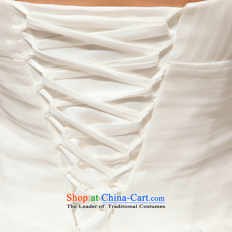 Optimize the new 2013 Hong-wiping the chest to align the princess sweet wedding dress XS7092 m White M, Optimize Hong shopping on the Internet has been pressed.
