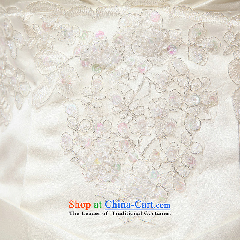 Optimize the new Korean Hong-style alignment with Princess chest bon bon wedding dresses XS7099 m White XL, Optimize Hong shopping on the Internet has been pressed.