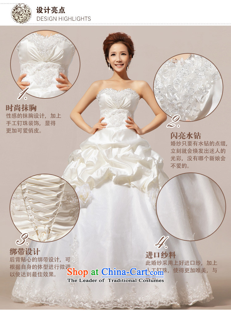 Optimize the new Korean Hong-style alignment with Princess chest bon bon wedding dresses XS7099 m White XL Photo, prices, brand platters! The elections are supplied in the national character of distribution, so action, buy now enjoy more preferential! As soon as possible.